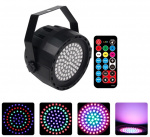 Discolampa spotlight med RGB