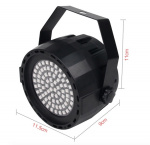 Discolampa spotlight med RGB