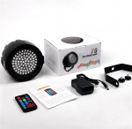 Discolampa spotlight med RGB