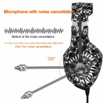 Gamingheadset till PC, Grå kamouflage Gamingheadset till PC, Grå kamouflage