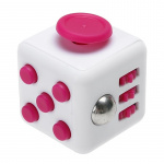 Fidget Cube, Vit/Rosa