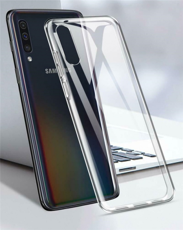 Transparent TPU-skal för Galaxy A50/A50s/A30s Transparent TPU-skal för Galaxy A50/A50s/A30s