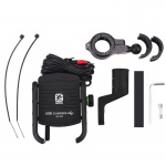 Mobilhållare till Motorcykel med QC3.0 Snabbladdning, Svart Mobilhållare till Motorcykel med QC3.0 Snabbladdning, Svart