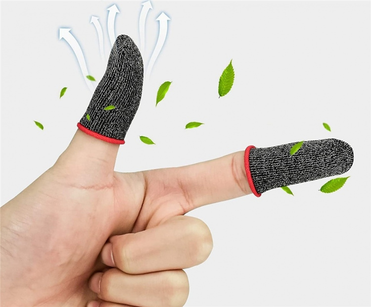 Finger sleeve till mobilspel, 2-pack