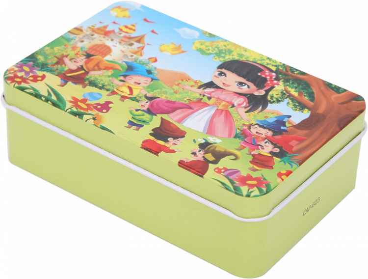 Barnpussel 60-bitar i fin metallåda 