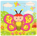 9-bitars pussel, Fjäril