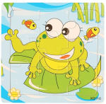 9-bitars pussel, Groda