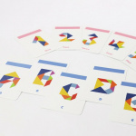 Tangram pussel i trä