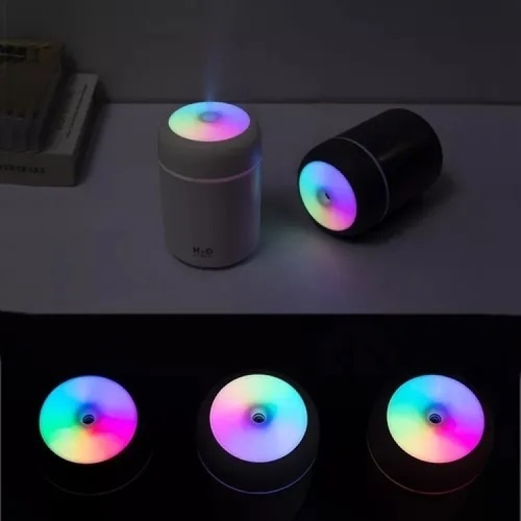 Luftfuktare med ledljus, Rosa