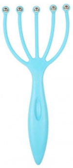 Skalpmassage med metallbollar, Blå Skalpmassage med metallbollar, Blå