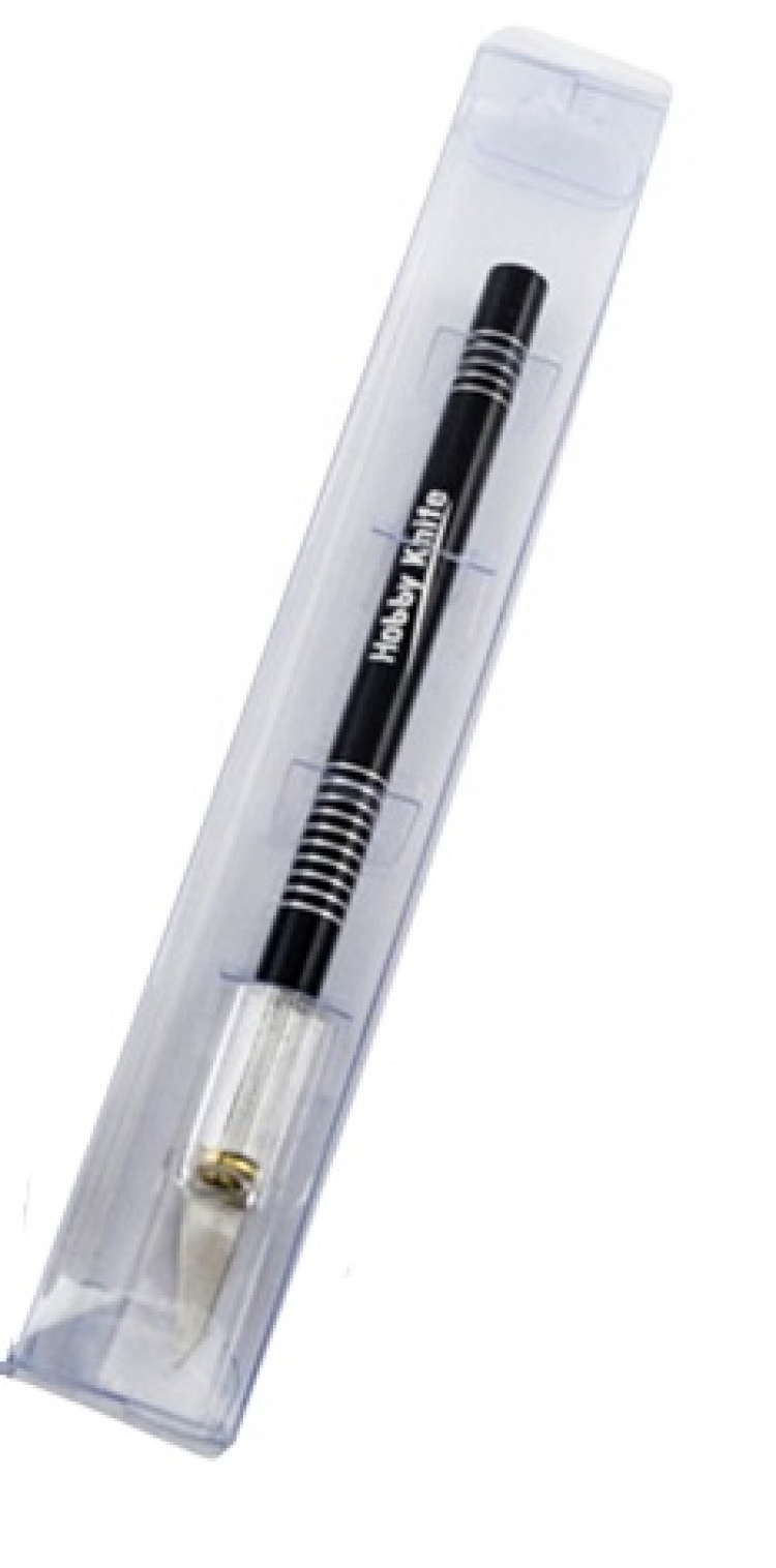 Hobbykniv i aluminium, Svart Hobbykniv i aluminium, Svart