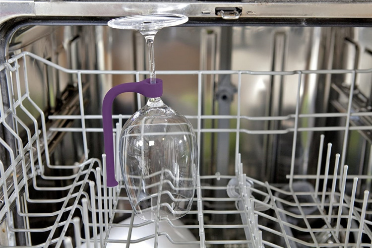 Vinglashållare för diskmaskin