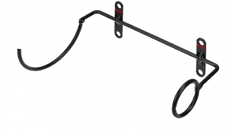 Vinhållare, väggmonterad i metall