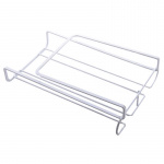 Vinglashängare i metall för 6 glas, Vit