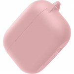 Skyddsfodral i silikon med krok till Airpods Pro, Rosa Skyddsfodral i silikon med krok till Airpods Pro, Rosa