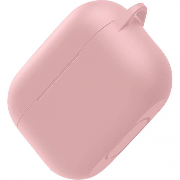 Skyddsfodral i silikon med krok till Airpods Pro, Rosa Skyddsfodral i silikon med krok till Airpods Pro, Rosa