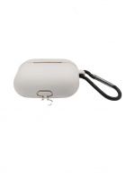 Silikonskal med krok till Airpods Pro, Taupe