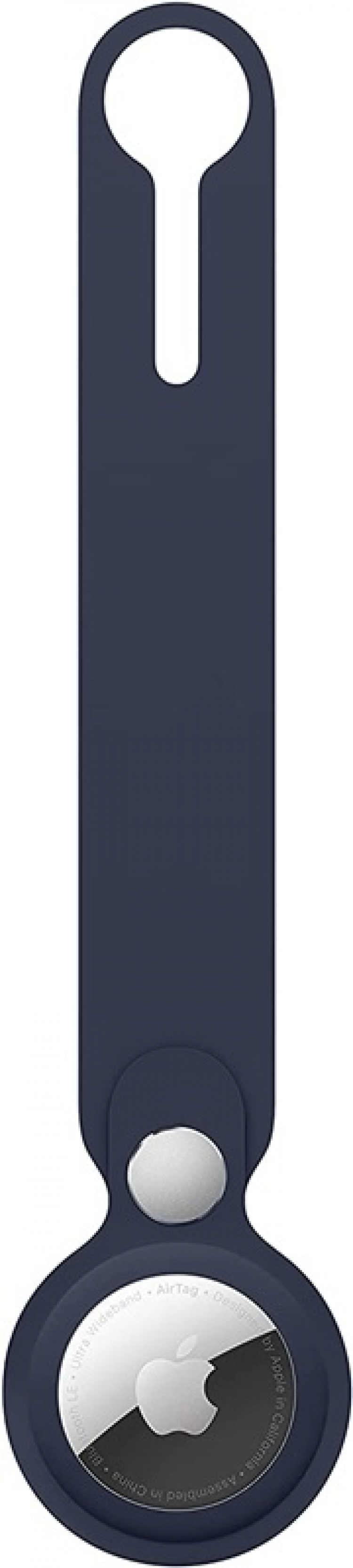 PU-läderfodral till Airtag, Blå