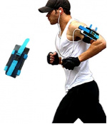 Slitstark telefonväska för armen, Blå Slitstark telefonväska för armen, Blå