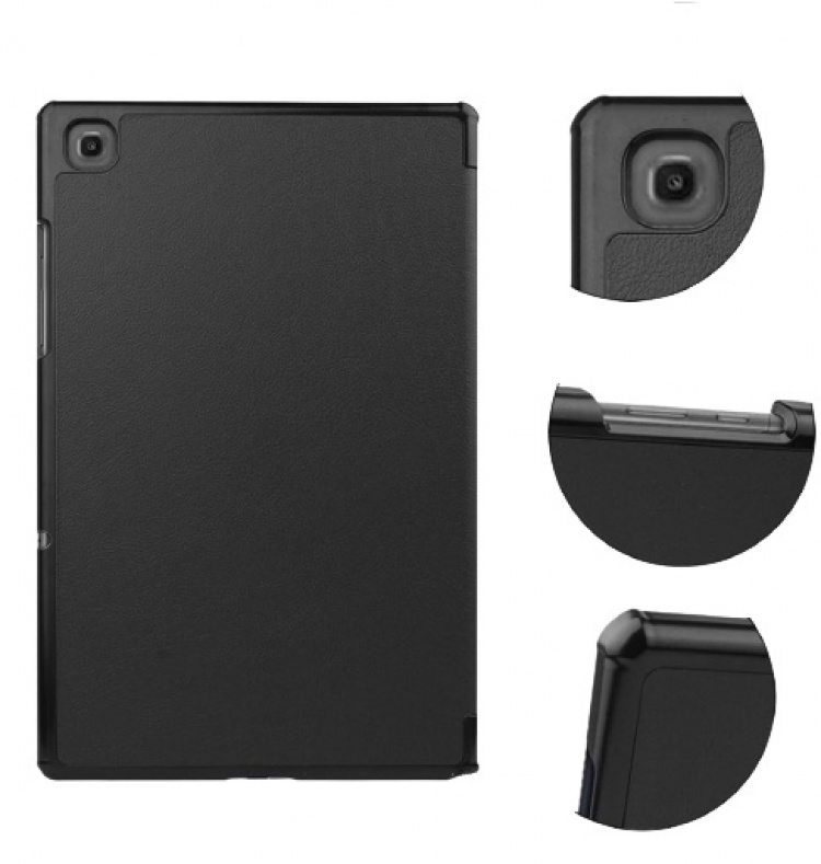 Tri-fold fodral med stativfunktion för Galaxy Tab A7 10.4 T500/T505, Svart