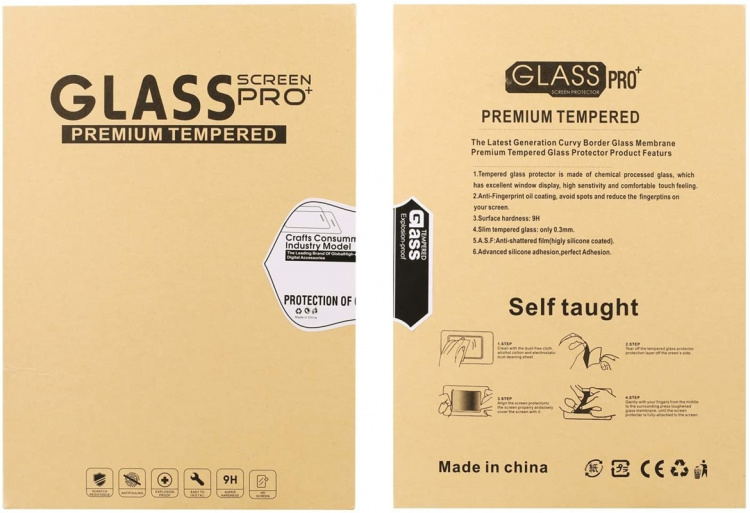 Skärmskydd i 9H härdat glas för Galaxy Tab S6 Lite 10.4