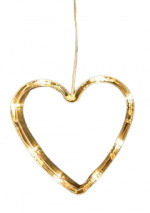 Juldekoration LED-ljus, Hjärta