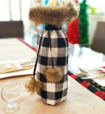 Överdrag till vinflaska, Svart