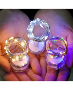 Stämningsfull ljusdekoration, 2 m, Grön