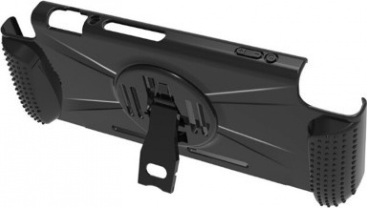 Skyddande skal med ställ för Nintendo Switch, Svart
