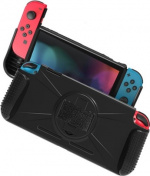 Skyddande skal med ställ för Nintendo Switch, Svart