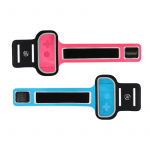 Handledshållare till Nintendo Switch kontroller och Just Dance, Blå/Rosa