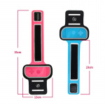 Handledshållare till Nintendo Switch kontroller och Just Dance, Blå/Rosa