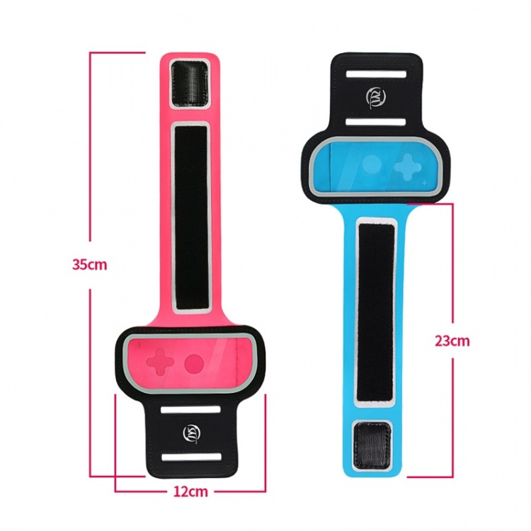 Handledshållare till Nintendo Switch kontroller och Just Dance, Blå/Rosa