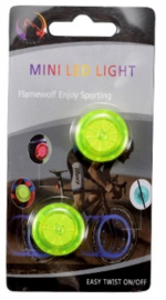 Cykelhjulsbelysning, Grön