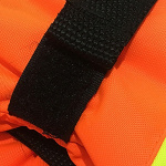 Skidhandskar i varselfärger med reflex, Orange, Strl L