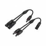 Solcellsanslutning MC4, Y-adapter 2 till 1