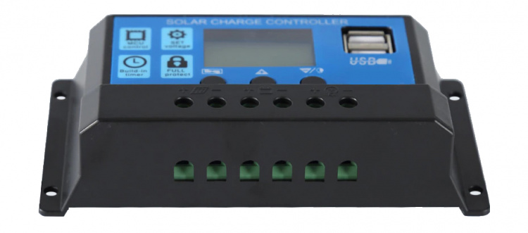 Laddningsregulator för solpanel, 4V/12V 60A