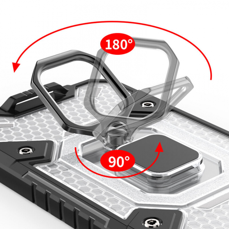 Tåligt skal till iPhone 13, Svart/lila Tåligt skal till iPhone 13, Svart/lila