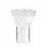 Transparenta sugrör i plast, 100st