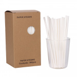 Storpack sugrör i papper, 300st