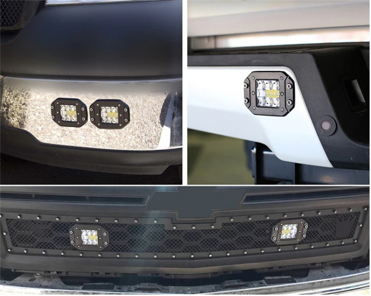 LED Ramp, Infällt Arbetsljus 5 LED Ramp, Infällt Arbetsljus 5