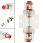 Säkringshållare för billjud inkl. AGU-säkring