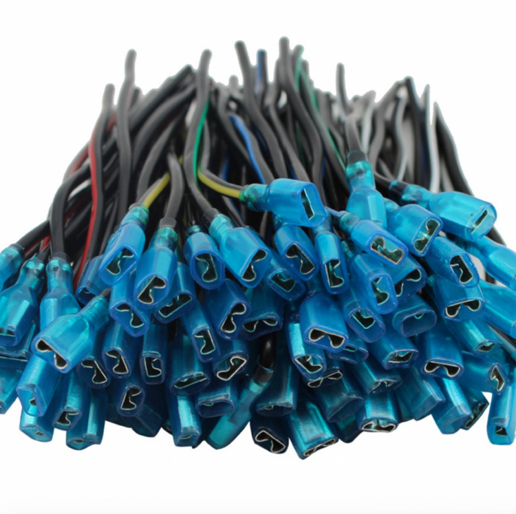 Flatstiftshylsa isolerad med kabel 13cm, 100st