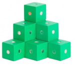 Magnetiska byggklossar, Grön Magnetiska byggklossar, Grön