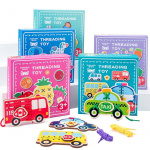 Sykort - trä med tråd, Grönsaker