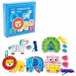 Sykort - trä med tråd, Djur