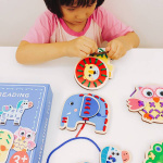 Sykort - trä med tråd, Djur