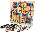 Rolig labyrint med bilar för barn Rolig labyrint med bilar för barn