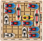 Rolig labyrint med bilar för barn Rolig labyrint med bilar för barn