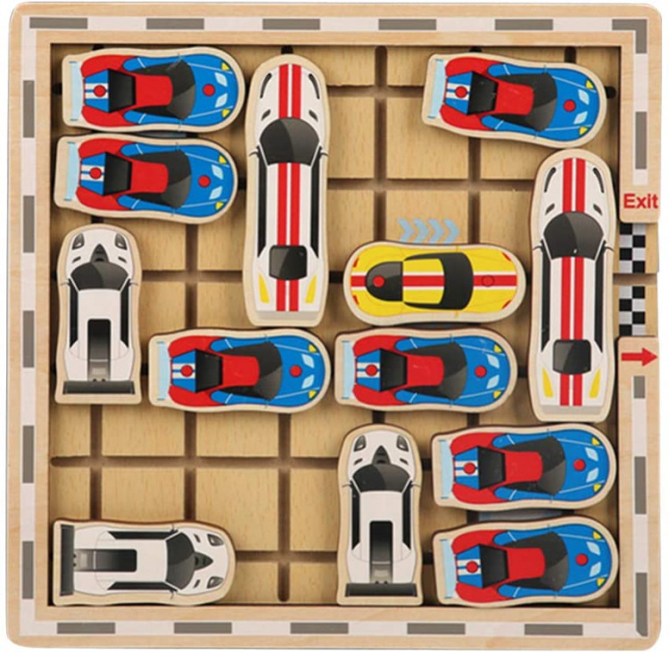 Rolig labyrint med bilar för barn Rolig labyrint med bilar för barn